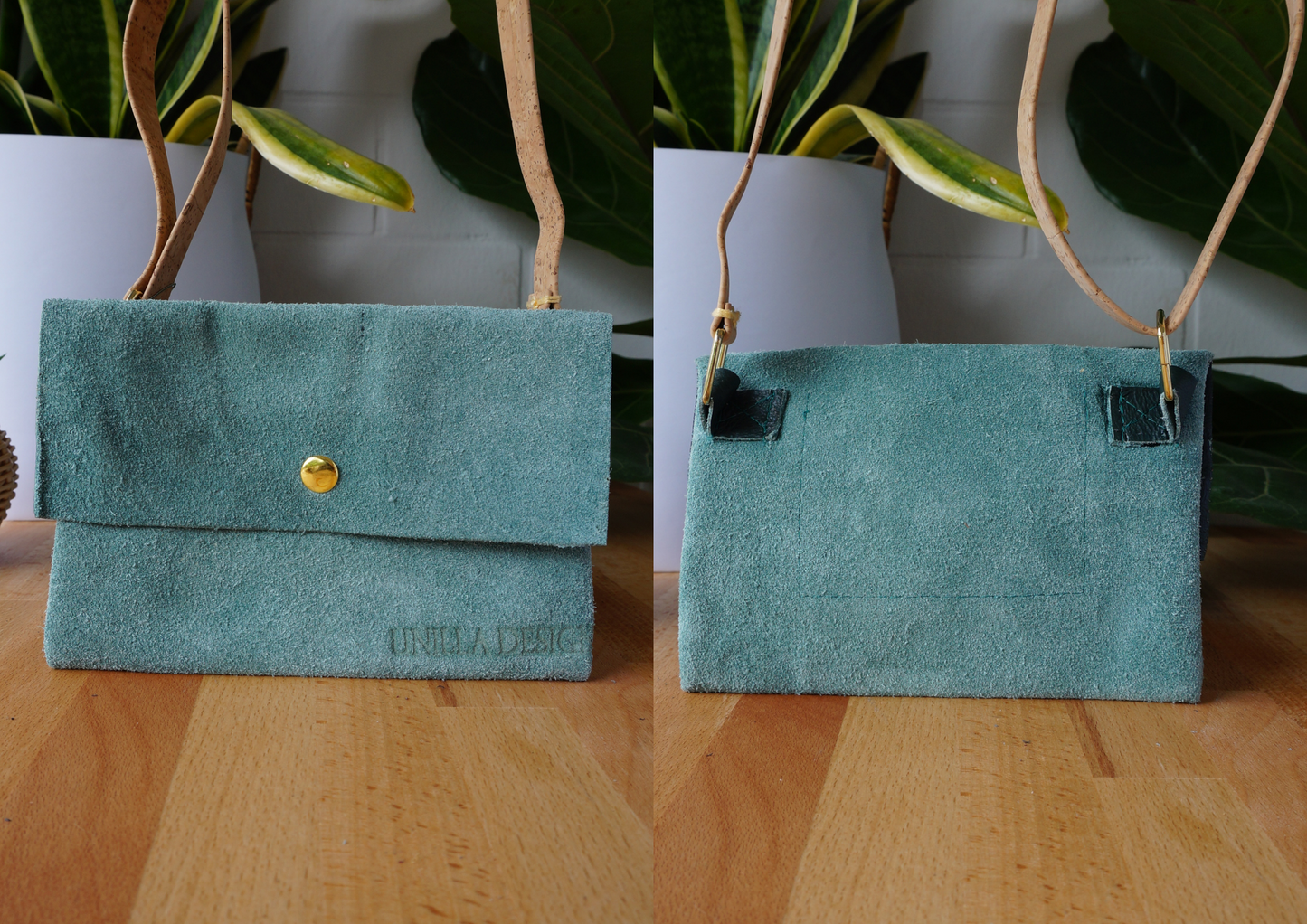 Bauchtasche, Brusttasche, Umhängetasche aus Leder