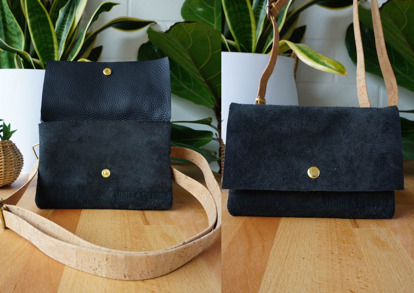 Bauchtasche, Brusttasche, Umhängetasche aus Leder