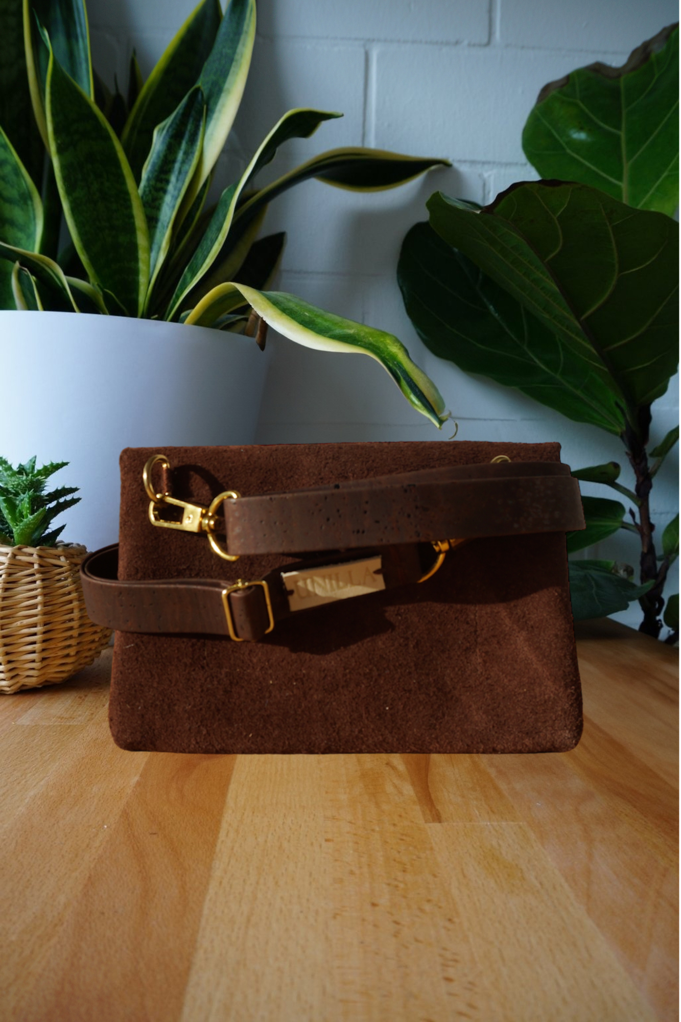Bauchtasche, Brusttasche, Umhängetasche aus Leder