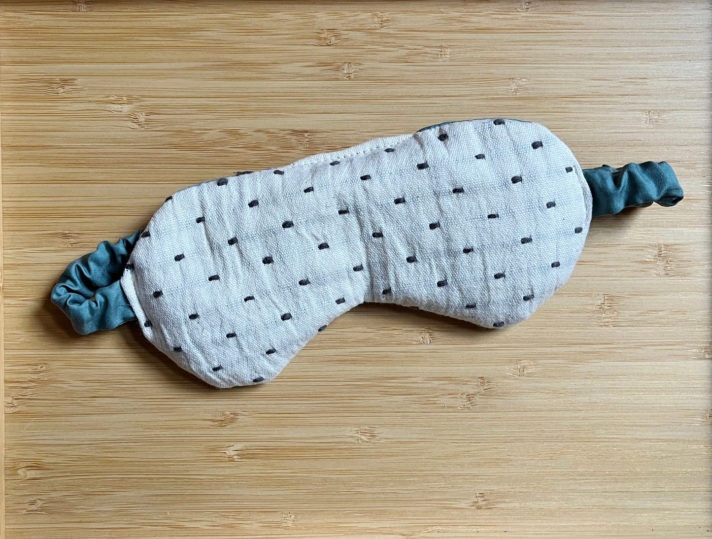 Schlafmaske, Augenmaske mit Lavendel-Dinkel-Füllung