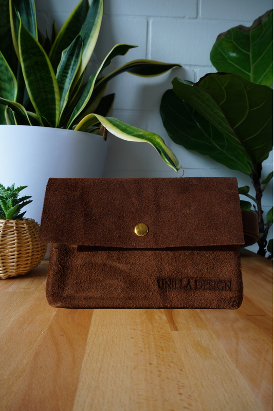 Bauchtasche, Brusttasche, Umhängetasche aus Leder
